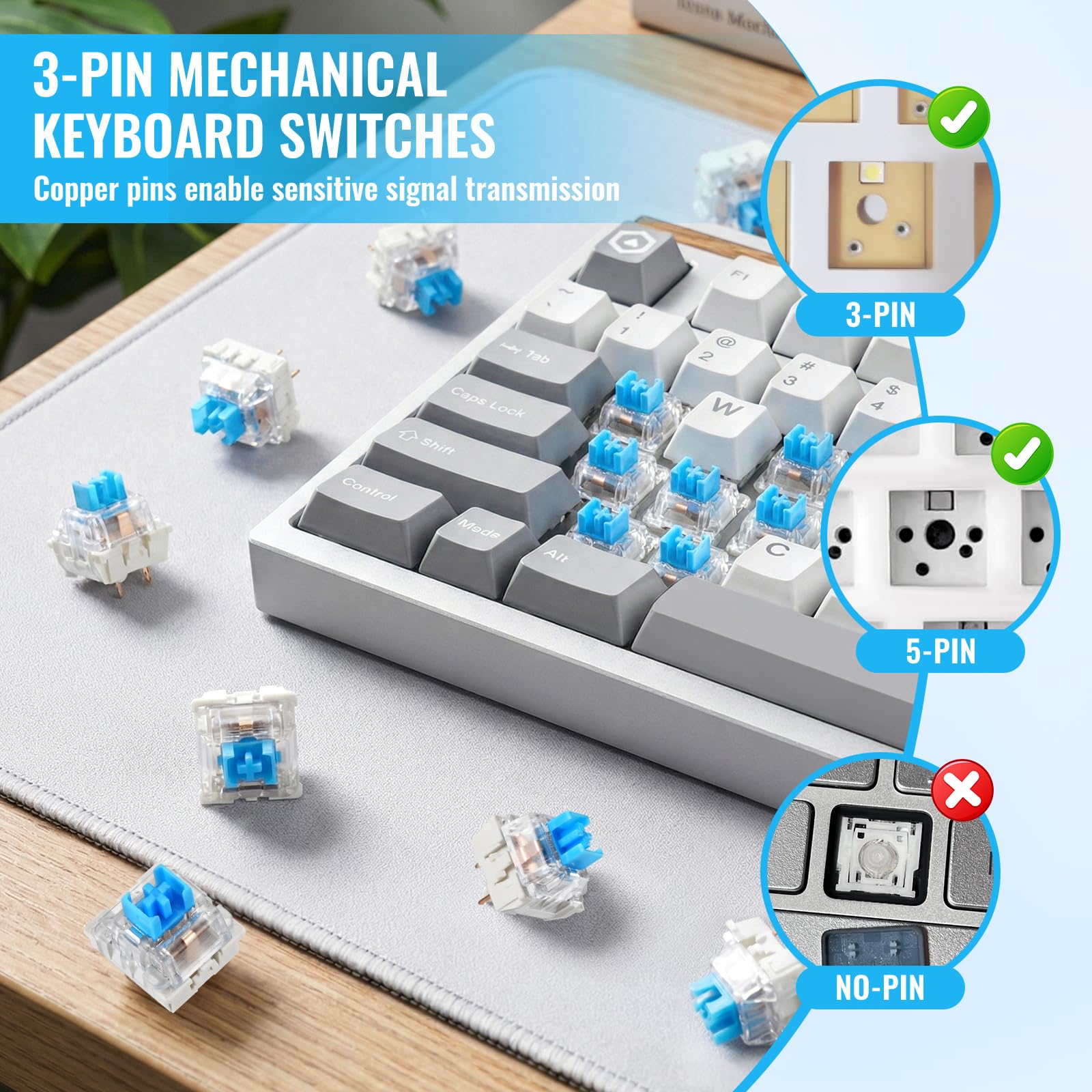 3 Pin Tactile Keyboard Switche - Switch Opener Tool 评论和价格