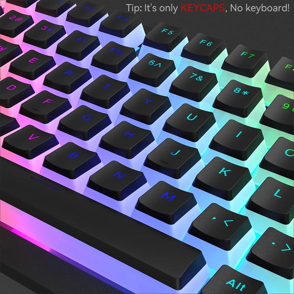 New Pudding PBT Keycaps 129 Ke - Gaming Keyboard And Mouse Combo 评论和价格