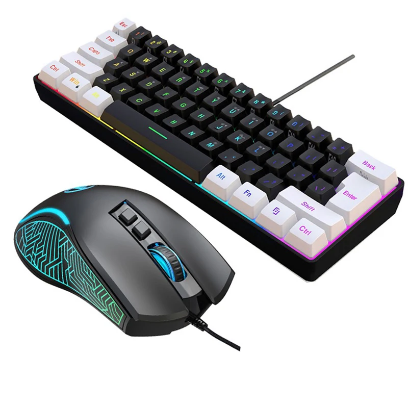 Keyboard and Mouse 60% Compute - Gaming Keyboard And Mouse Combo 评论和价格