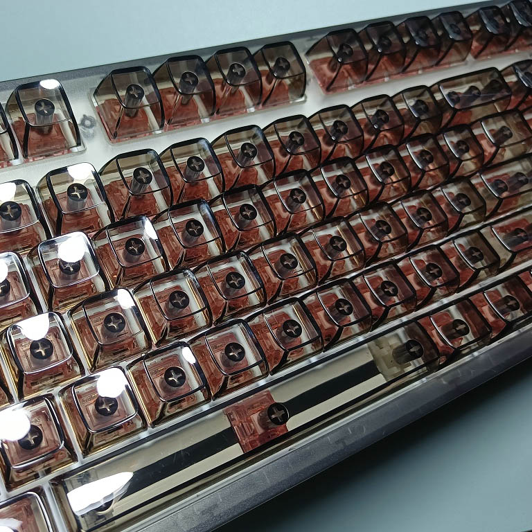 132 Keys Crystal Transparent K - Keyboard Gaming Black 评论和价格
