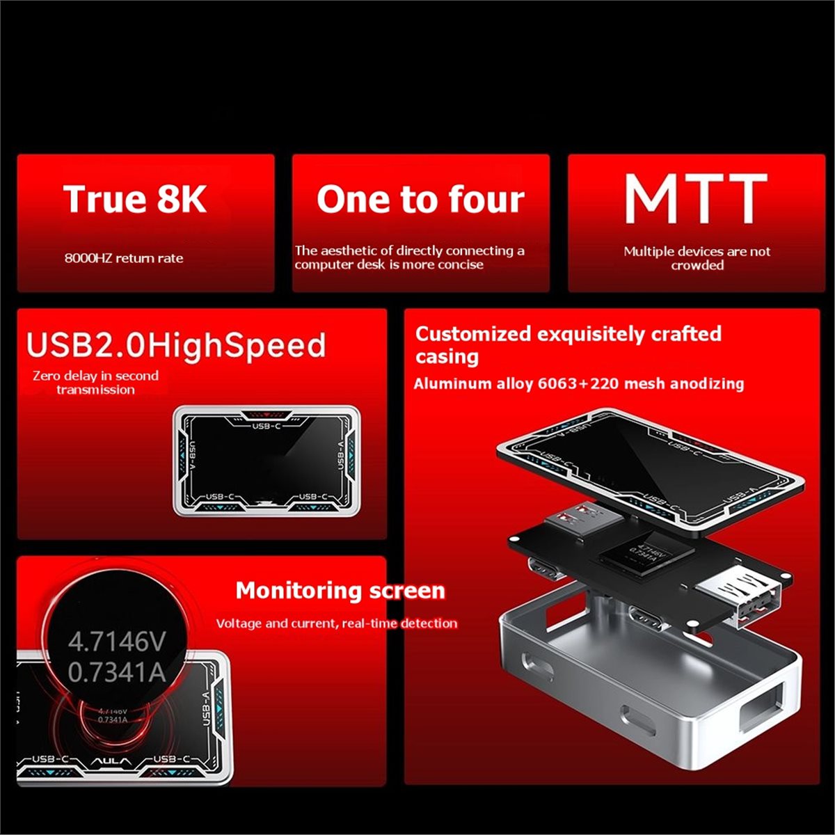 ■★New Arrival Fashion  Gaming  - Gaming Keyboard Splitter 评论和价格