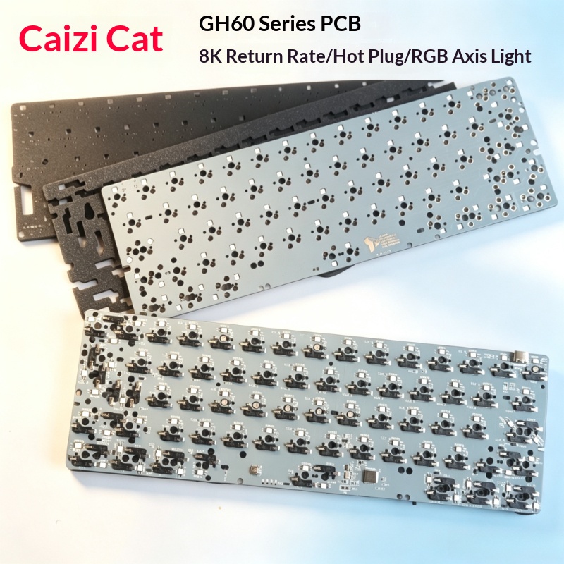 GH60 Keyboard PCB Customized W - Hot Swap Pcb 评论和价格