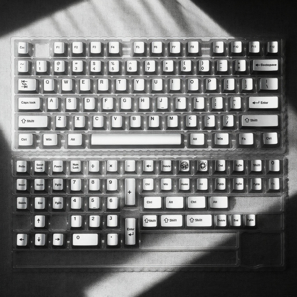 Silver Metallic Paint Small Fu - Gaming Keyboard Extension 评论和价格