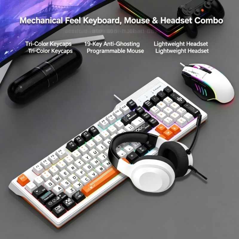 K8pro 3 In 1 Gaming Combo Wire - Gaming Keyboard And Mouse Combo 评论和价格