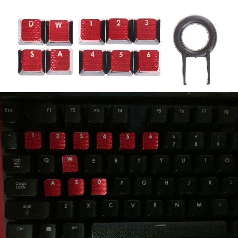 10 Keys Backlit Keycaps Non-sl - Gaming Keyboard Corsair 评论和价格