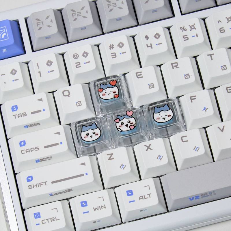 Chiikawa 4 Pcs Handmade Transp - Gaming Keyboard Nearby 评论和价格