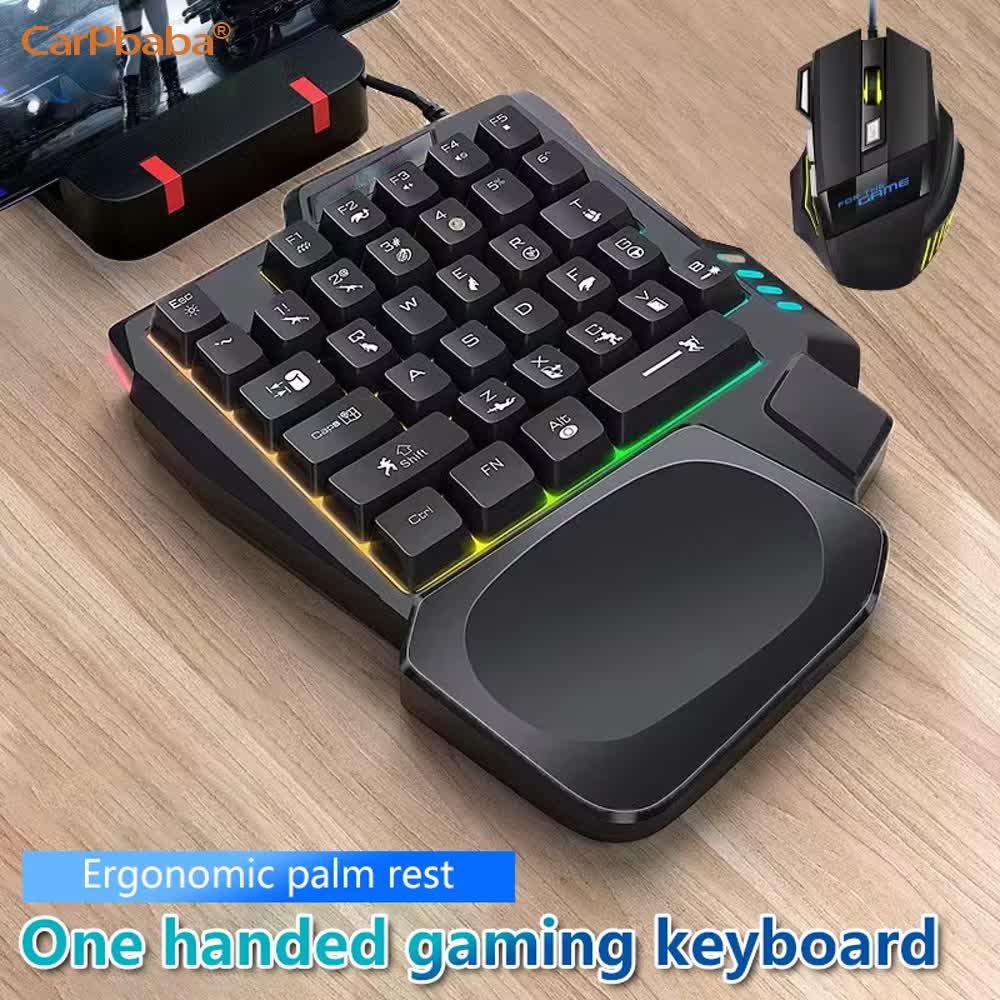 USB Single Hand One-Handed Gam - Gaming Keyboard Hand 评论和价格