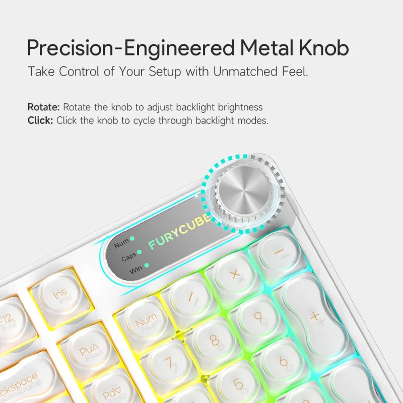 IP98 FURYCUBE Wired Gaming Mem - Gaming Keyboard Ip98 评论和价格