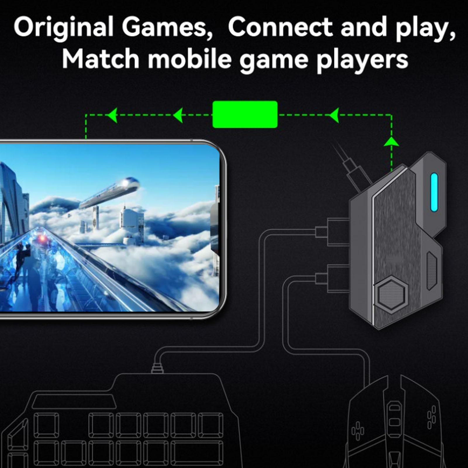 Mobile Game Combo Pack Bluetoo - Gaming Keyboard And Mouse Combo 评论和价格