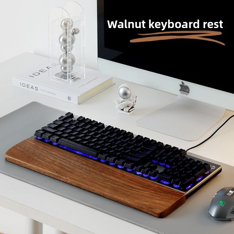 Solid Wood Keyboard Palm Rest  - Gaming Keyboard And Mouse Combo 评论和价格