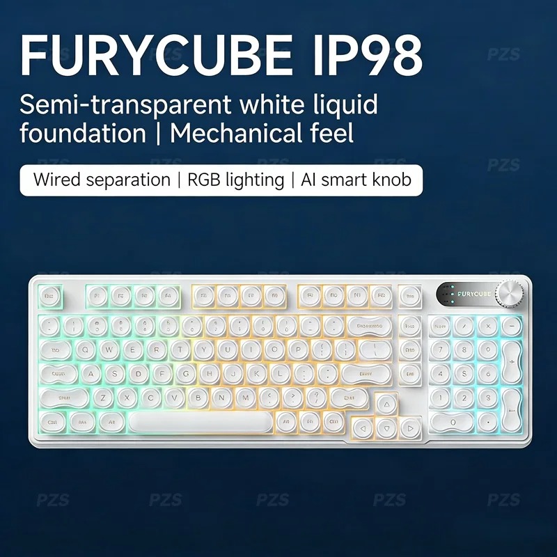 FURYCUBE IP98 Wired Keyboard R - Gaming Keyboard Ip98 评论和价格