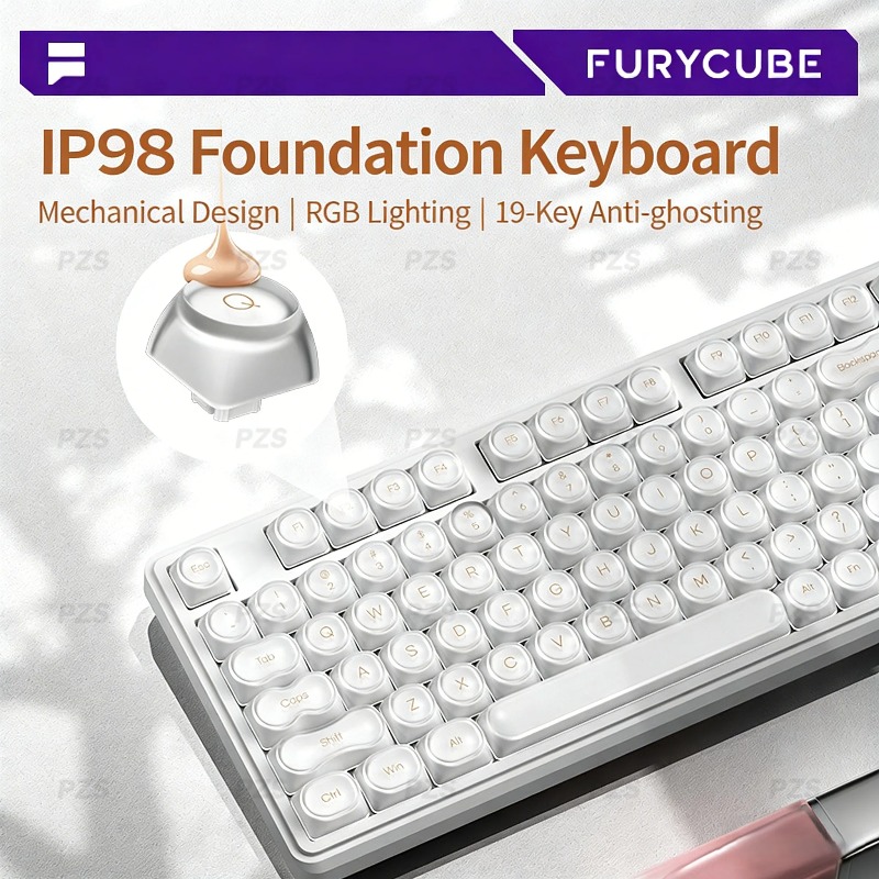 FURYCUBE IP98 Wired Keyboard R - Gaming Keyboard Ip98 评论和价格