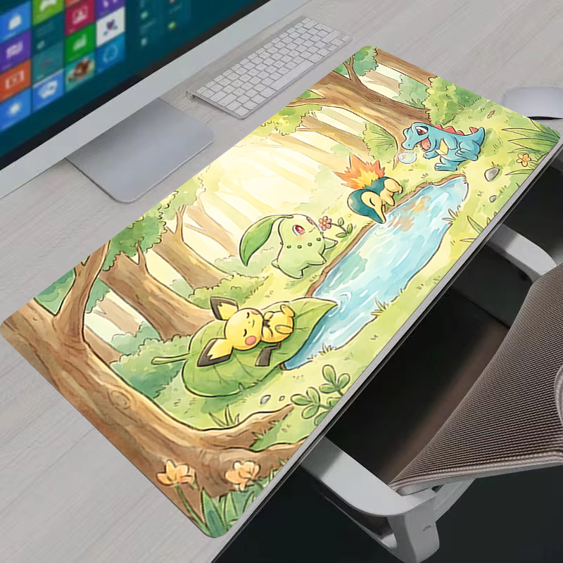Mouse Pad Anime PC Gamer Cabin - Gaming Keyboard Nearby 评论和价格